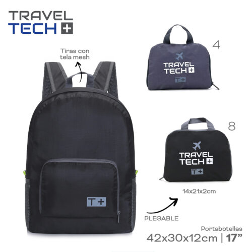 17819- Mochila Plegable Travel Tech