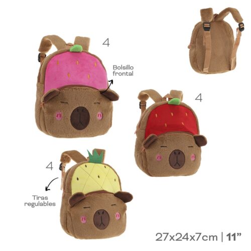 53704- Mochila Peluche Capibara