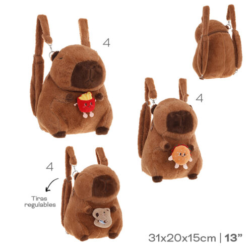 53709- Mochila Peluche Capibara
