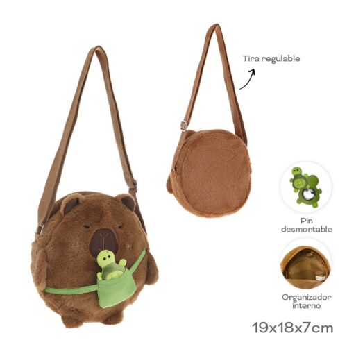 53718- Carterita Peluche Capibara
