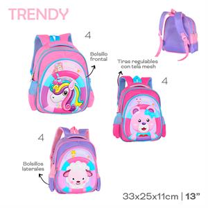 53663- Mochila Infantil Trendy