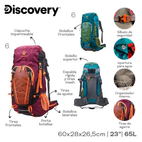 22320- Mochila Camping Discovery