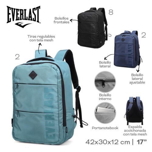 22670- Mochila PortaNtbk Everlast