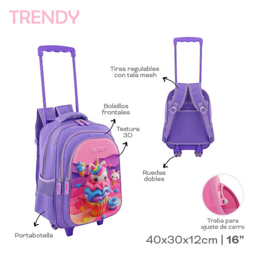30101- Mochila Carro Trendy
