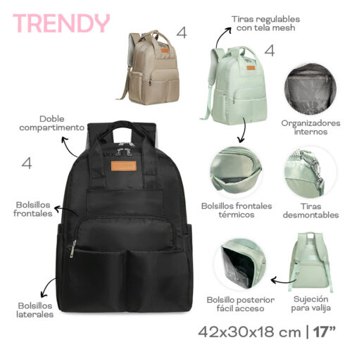 31339- Mochila Maternal Trendy