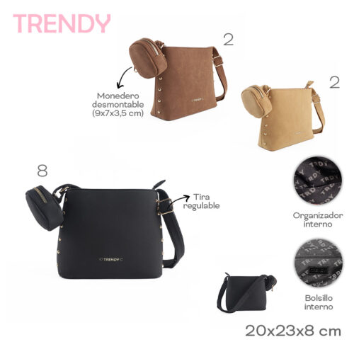 29166- Morral C/Monedero Trendy