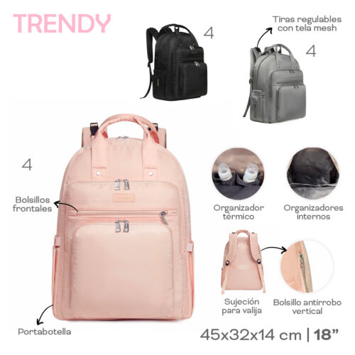 31340- Mochila Maternal Trendy