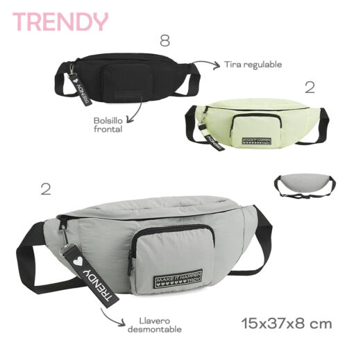 19217- Rinonera Trendy (negro)