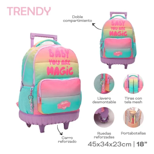 28036- Mochila Carro Trendy