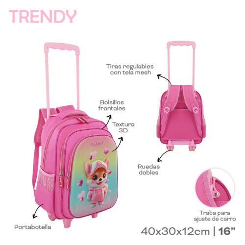 30098- Mochila Carro Trendy
