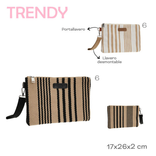 53749- Sobre Trendy (1 blanco- 1 negro)