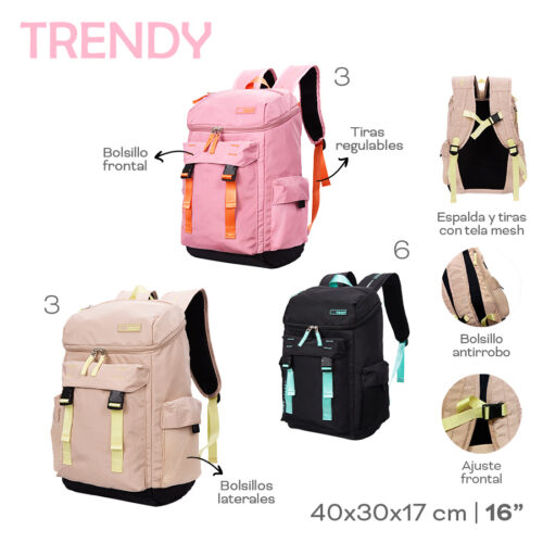 22514- Mochila Trendy