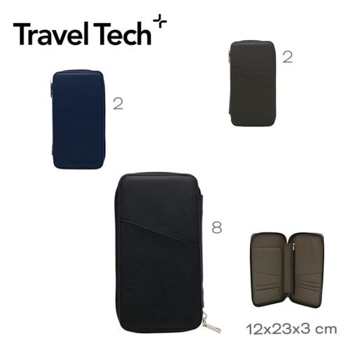 28418- Porta Pasaporte Travel Tech