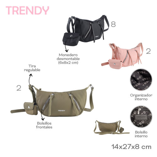 29163- Morral C/Monedero Trendy