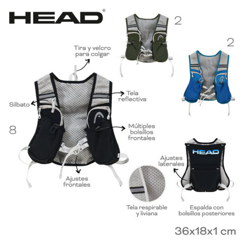 30914- Mochila Chaleco Head