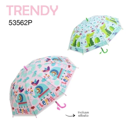 53562- Paraguas Infantil Trendy
