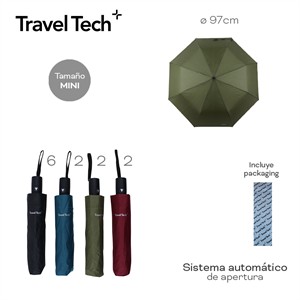 28863- Paraguas Travel Tech