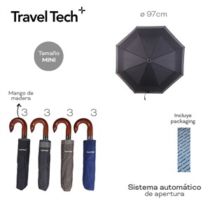 29628- Paraguas Travel Tech