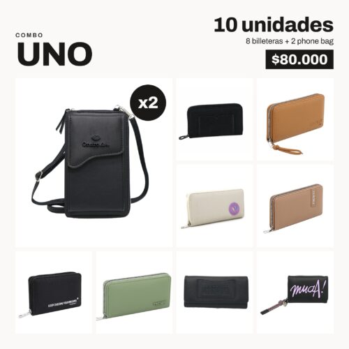 COMBO 1: BILLETERAS DE MUJER